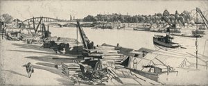 De haven Henri IV, 1915