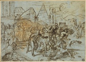 Steniging van Stefanus door Raymond de Lafage