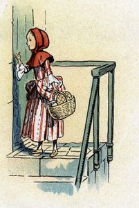 "Roodkapje" uit de sprookjes van Charles Perrault door Raymond de la Neziere
