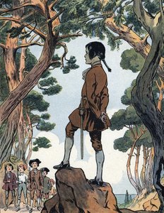 Napoleon Bonaparte (1769-1821) als kind in Ajaccio, Corsica