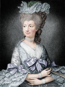 Koningin Charlotte, gemalin van George III, 19e eeuw door Read