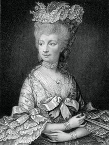 Koningin Charlotte, koningin-gemalin van George III, 19e eeuw door Read