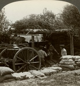 Artilleriepositie, Eerste Wereldoorlog, 1914-1918