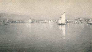 In de haven, Palma, Mallorca, ca. 1927 door Reginald Belfield