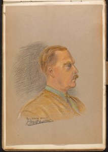 Portret van een Britse officier, juli 1915 (tekening) door Reginald Copleston Bond
