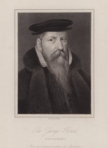 Sir George Bowes, Engelse soldaat (gravure)