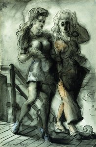 Boardwalk Schoonheden door Reginald Marsh