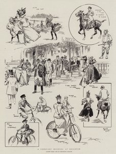 Een februari-ochtend in Brighton (gravure)