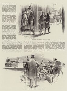 Bezoekster in het Lagerhuis (litho)