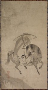 Su Dongpo op een ezel door Reietsu