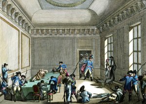 Arrestatie van Robespierre door Reiner Vinkeles