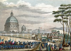 Het Franse leger in Rome door Reiner Vinkeles