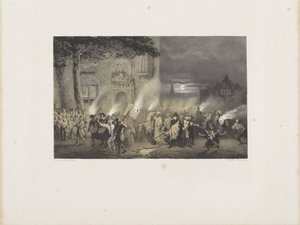 Rederijkersoptocht met de barmhartige Samaritaan