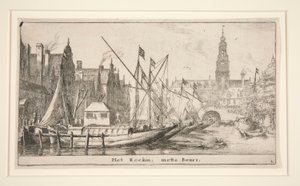 Het Rokin, met de Beurs