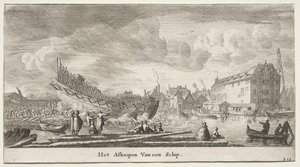 Schepen van Amsterdam: Te water laten van een schip