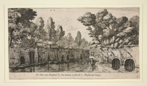 De tuin van Monsieur de Nue in S. Marsiou, buitenwijk van Parijs