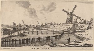 Raampoortje door Reinier Nooms, called Zeeman