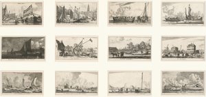 Verscheyde Schepen en Gezichten van Amsterdam: Deel III door Reinier Nooms, called Zeeman
