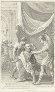De tachtigjarige Gordianus tot het keizerschap gedwongen
