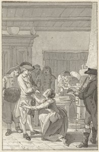Illustratie voor de roman Gustav Lindau door Reinier Vinkeles (I)