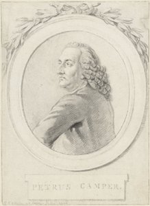 Portret van professor Petrus Camper