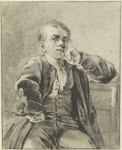 Zelfportret van Reinier Vinkeles I door Reinier Vinkeles (I)