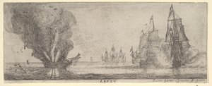 Le Feu, uit De Elementen, 17e eeuw door Reinier Zeeman