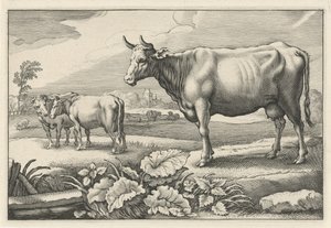 Weiland met koeien door Reinier van Persijn