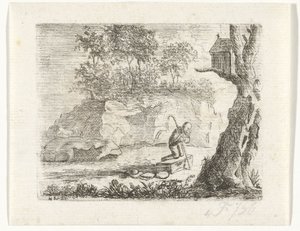 Biddende pelgrim