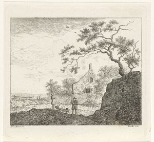 Landschap met figuren
