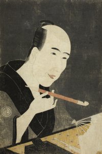 Portret van Santo Kyoden, de Meester van Kyobashi