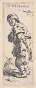 Bedelaar die spreekt door Rembrandt van Rijn