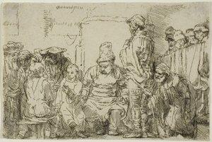 Christus Zittend in Discussie met de Doktoren