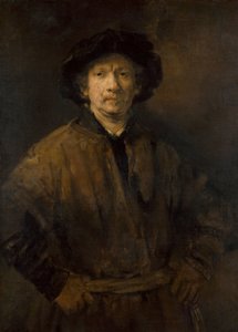 Groot zelfportret door Rembrandt van Rijn
