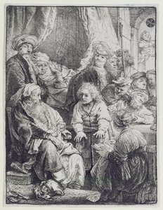 Jozef Vertelt zijn Dromen door Rembrandt van Rijn