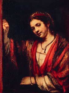 Portret van Hendrickje Stoffels door Rembrandt Harmensz. van Rijn