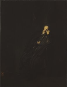 Portret van een oude man, 1629 door Rembrandt van Rijn