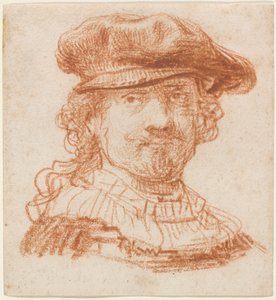 Zelfportret door Rembrandt van Rijn