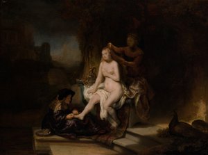 Het toilet van Bathseba door Rembrandt van Rijn