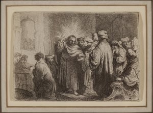 De belastingpenning, c.1635 door Rembrandt van Rijn