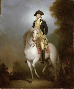 Ruiterportret van George Washington door Rembrandt Peale