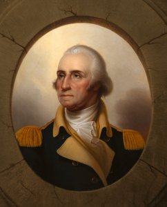 George Washington (patrijspoorttype) door Rembrandt Peale