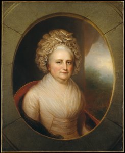 Martha Washington door Rembrandt Peale
