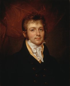 Portret van Edward Shippen Burd uit Philadelphia, ca. 1806-1808 door Rembrandt Peale