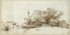 Een Boerderij bij een Stroom
