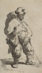 Een man die water maakt, 1630