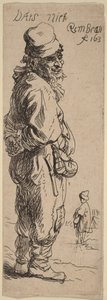 Een boer antwoordt: „Dats niet“ (Dat is niets) door Rembrandt van Rijn