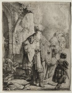 Abraham verdrijft Hagar en Ismaël