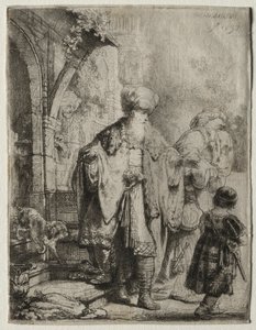 Abraham verdrijft Hagar en Ismaël, 1637
