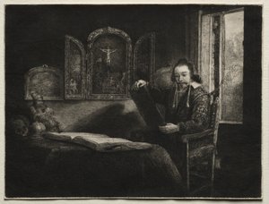 Abraham Francen, Apotheker door Rembrandt van Rijn